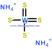 ammonium tetrathiotungstate formula picture