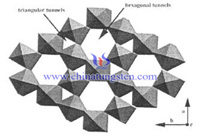 Hexagonal Tungsten Oxide Structure