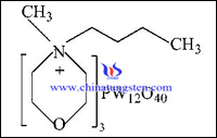 fosfotungstico catalizzatore liquido immagine struttura formula ionica acido