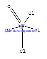 Tungsteno Ossicloruro Struttura molecolare Immagine